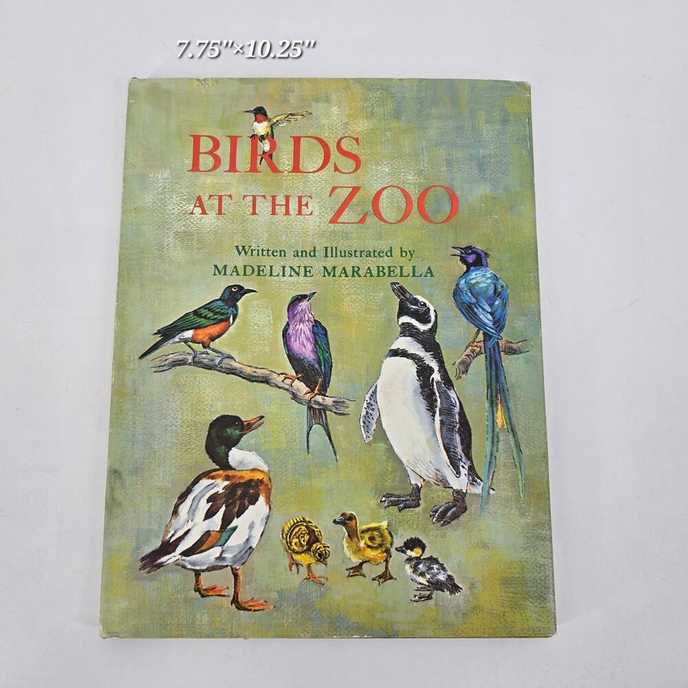 Vintage 1965 “Birds‎ at the Zoo” by Madeline Marabella
